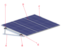 Flat Concrete Roof Mounting System